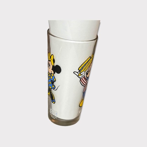 1978 Pepsi Drinking Glass Mickey Mouse with Roses and Minnie - Picture 4 of 6